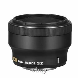 1 NIKKOR 32mm f / 1.2 Black Nikon CX Format only Nikon Single Focus Lens