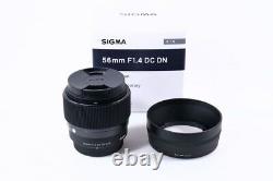 2018 SIGMA single focus lens 56mm F1.4DCDN Contemporary 56mm F1.4DCDN for SonyE