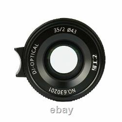 7 Artisans 35mm F2.0 Single Focus Length Manual M Mount Prime Lens For Leica