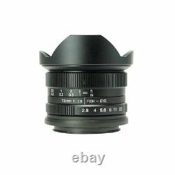 7artisans 7.5mm F2.8 APS-C FX Mount Manual Single Focus Prime Camera Lens F Fuji
