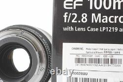 Brand New Canon Single Focus Macro EF 100mm f/2.8 USM SLR lens Black JAPAN