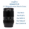 Brightin Star 60mm F2.8 2x Magnification Aps-c Macro Single Manual Focusing Lens