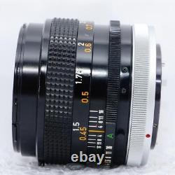 CANON FD 50mm F1.4 S. S. C. Canon single focus lens from Japan