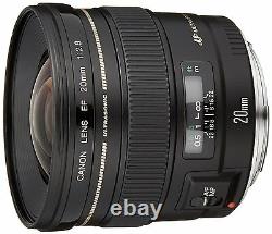 CANON Single Focus Lens EF 20 mm F 2.8 USM Full Size from Japan New New