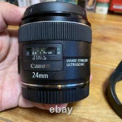 Camera Lens Canon EF 24mm F2.8 IS USM Single focus Rare Japan Limited F/S OTE703