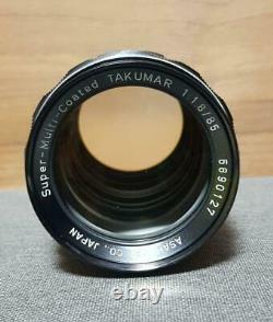 Camera Lens PENTAX Super Multi Coated Takumar 85mm F1.4 M42 Rare Japan OTE432