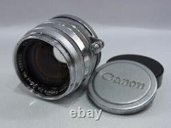 Canon 50mm f/1.8 Late Lens L39 LTM Leica Screw Mount From JAPAN Exc+++ #861800