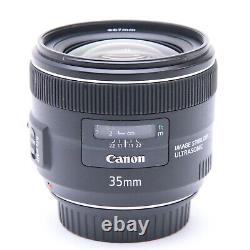 Canon EF 35mm F/2 12 IS USM Wide Angle Single Focus Lens NEAR MINT