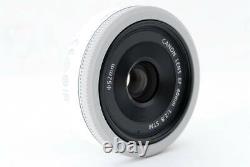 Canon EF 40mm F2.8 STM White Single Focus Lens Japan