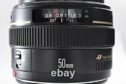 Canon EF 50mm F/1.4 USM Standard Single Focus Prime AF Lens with Box From JAPAN
