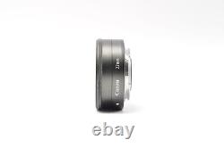 Canon EF-M 22mm f/2 STM Pancake Single Focus Lens From Japan Near Mint #228