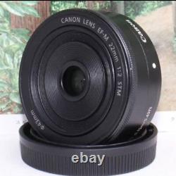 Canon Ef-M 22Mm Stm Single Focus Lens Black
