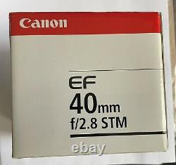 Canon Ef40mm F2.8 STM Single Focus Lens
