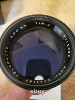 Canon FD 400mm Telephoto Single Focus Lens