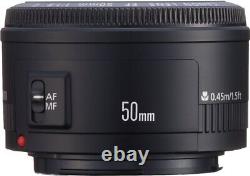 Canon Single Focus Lens EF50mm F1.8 II Full Size Compatible