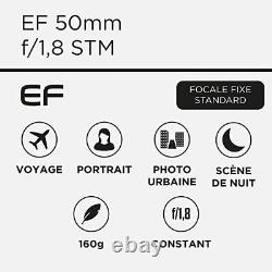 Canon Single Focus Lens EF50mm F1.8 STM Full Size correspondence EF5018STM