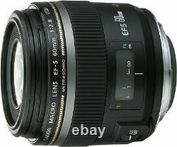 Canon Single Focus Macro Lens EF-S60mm F2.8 Macro USM APS-C EF-S6028MU