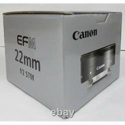 Canon Single Focus Wide-angle Lens EF-M22mm F2 STM EMS with Tracking NEW