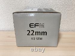 Canon Single focus wide angle lens EF-M22mm F2 EF-M222STMSL mirrorless single