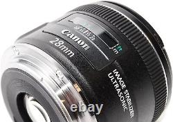 Canon single focus lens EF28mm F2.8 IS USM full size compatible