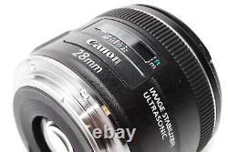 Canon single focus lens EF28mm F2.8 IS USM full size compatible? EF2828IS