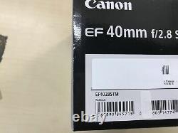 Canon single focus lens EF40 mm F 2.8 STM full size compatible