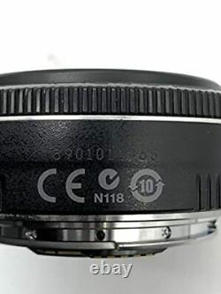Canon single focus lens EF40mm F2.8 STM full size compatible BlackLens Near Mint