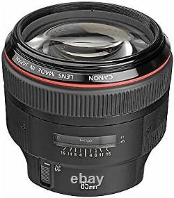 Canon single focus lens EF85mm F1.2L II USM full size compatible