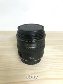 Canon single focus macro lens EF50mm F2.5 compact macro full size compatible