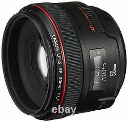 Canon single focus standard lens EF50mm F1.2L USM full size compatible
