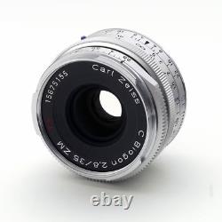 Carl ZEISS C Biogon T 35mm f2.8 ZM Mount Single focus Lens Silver full frame N