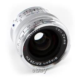 Carl Zeiss BIOGON T 28mm f2.8 ZM Silver M mount Single Focus Lens Wide Angle