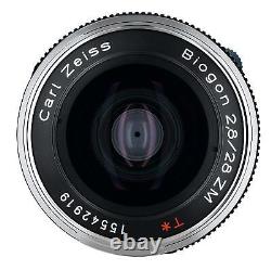 Carl Zeiss Lens Biogon T 2.8 28 F2.8 28mm ZM BK Black EMS with Tracking NEW