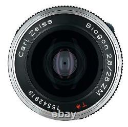 Carl Zeiss Lens Biogon T 2.8 28 F2.8 28mm ZM BK Black NEW