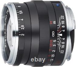 Carl Zeiss Planar T 2/50 ZM Black Single Focus Camera Lens Leica M Mount