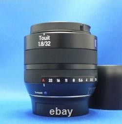 Carl Zeiss Single Focus Lens Touit 1.8/32 FUJI X Mount 32mm F1.8 APS-C 500142
