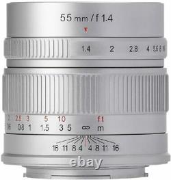 Domestic Seven Kosho 7artisans Single Focus Lens 55mm F1. Sony E (APS-C) mount