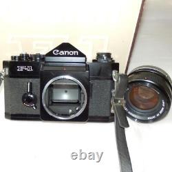 Good condition working goods old F1 early period Canon FD50mm single focus lens