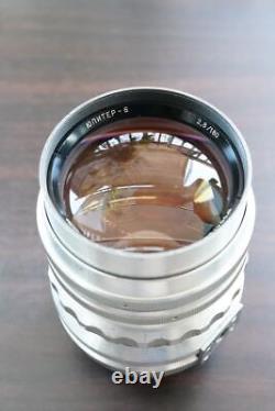 Jupiter-6 180mm f2.8 M39 M42 with conversion ring Old lens single focus inspecti