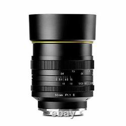 KAMLAN Interchangeable Single Focus Lens 50mm F1.1II Sony E mount APS-C KAM0018