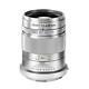 Kipon Single Focus Lens Iberit 90mm F/2.4 Lens For Leica Sl Glossy Silver