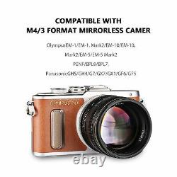 Kamlan 50mm F1.1 Single Fix Focus Manual Prime Lens FX Mount For Fujifilm Camera