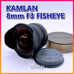 Kamlan 8Mm F3 Fisheye Single Focus Manual Lens
