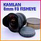 Kamlan 8mm F3 Fisheye Single Focus Manual Lens