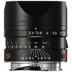 Leica single-focus lens Summarit-M 50mm F2.4 ASPH. Black 11680