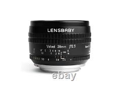 Lensbaby Velvet 28 28mm F2.5 Lens Nikon F mount from Japan New free Shipping