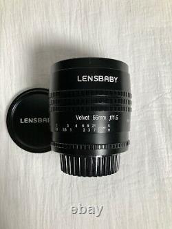 Lensbaby Velvet 56 Black For Nikon F Mount PERFECT