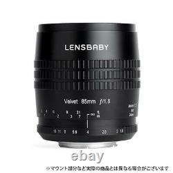 Lensbaby Velvet 85 85mm F1.8 Lens for Nikon F mount from Japan New free Shipping