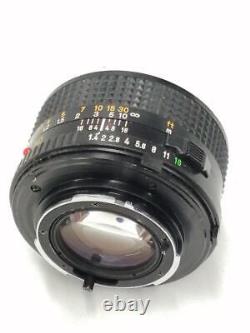 MINOLTA MD 50MM 11.4 single focus lens good condition