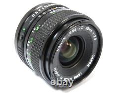 MINT Canon NEW FD 28mm F2.8 Single Focus Lens